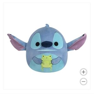 New Squishmallows Original Disney 20” Lilo & Stitch Plush With Frog Gift NWT NIB
